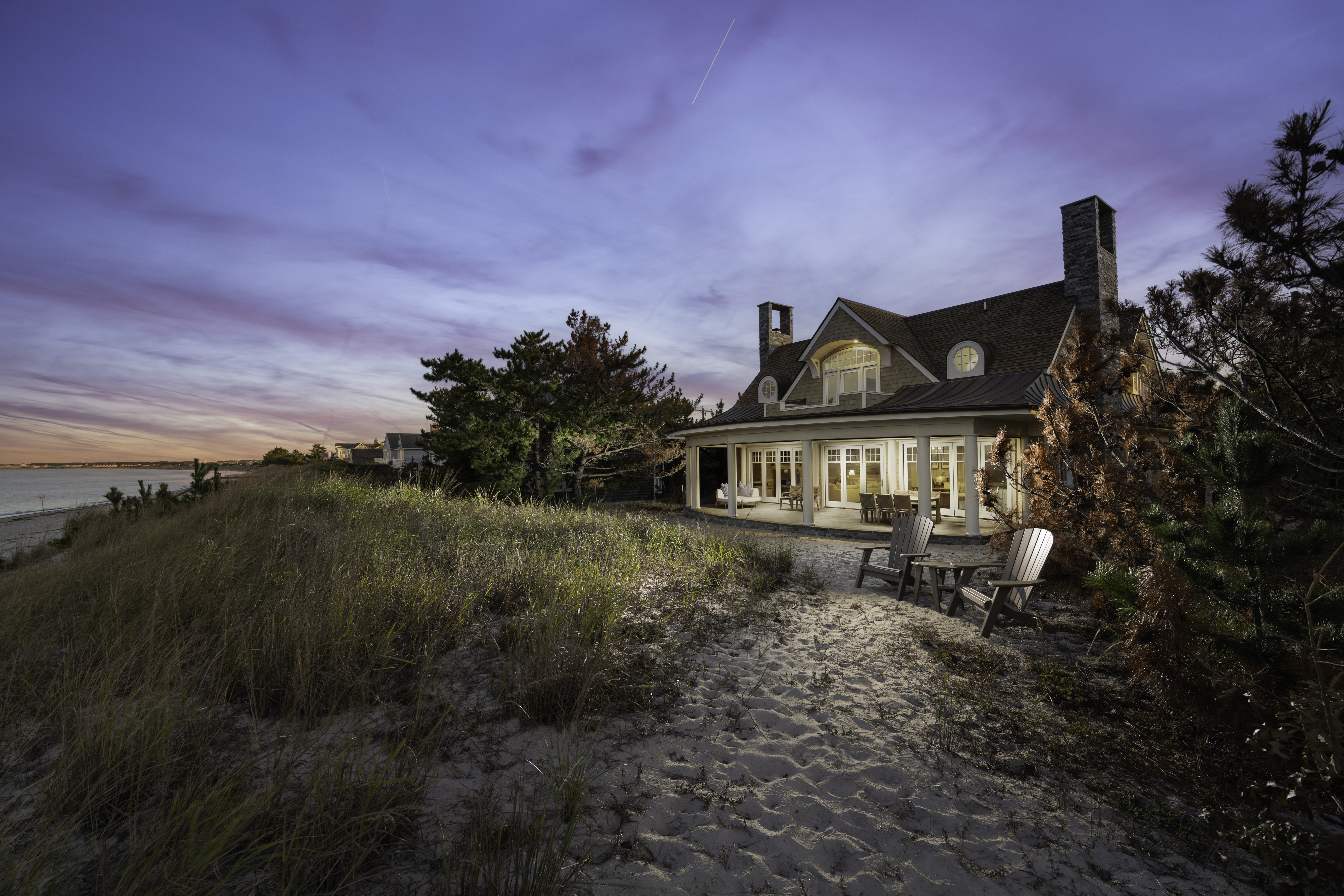 Twilight real estate photography