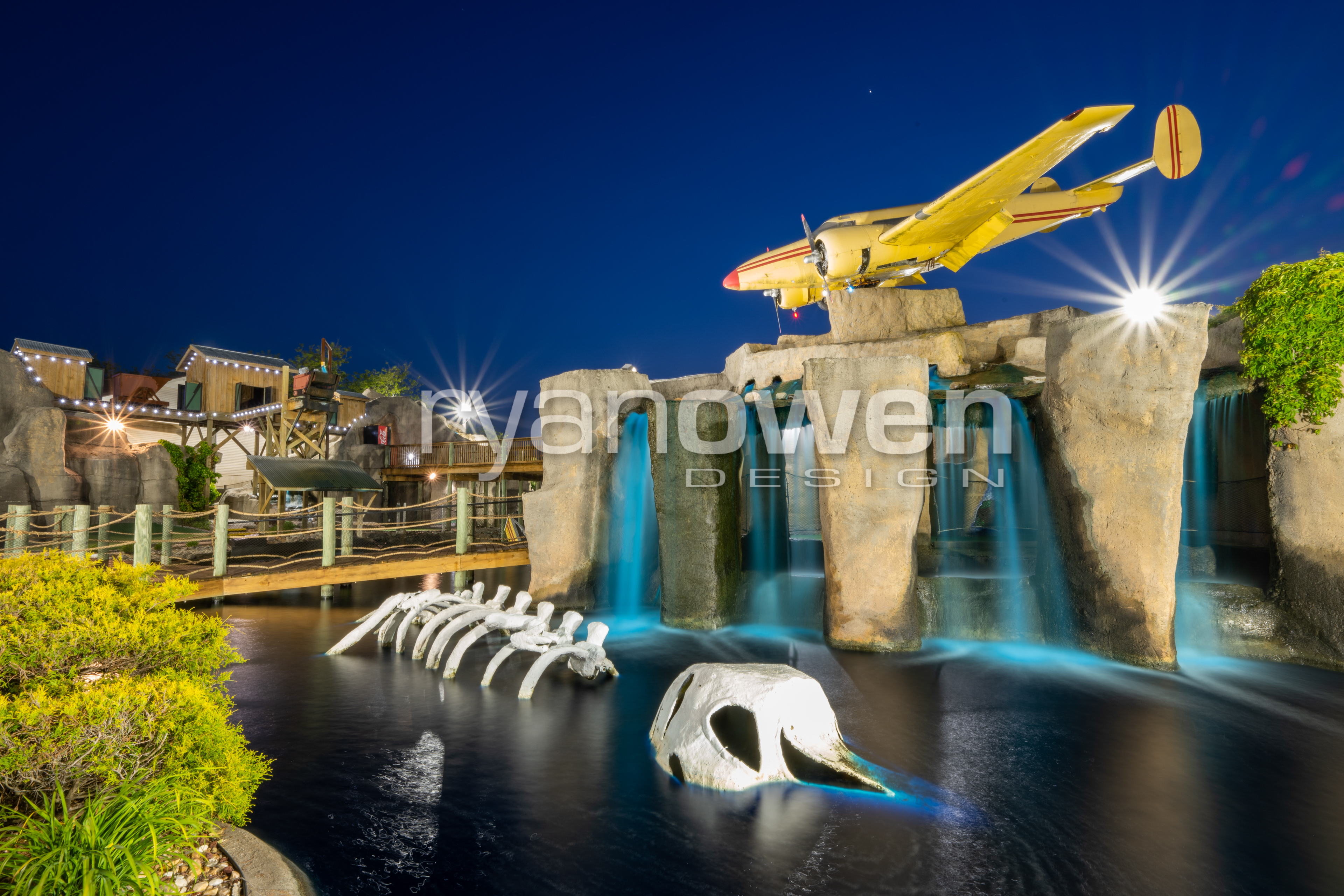 Ocean City airplane mini golf