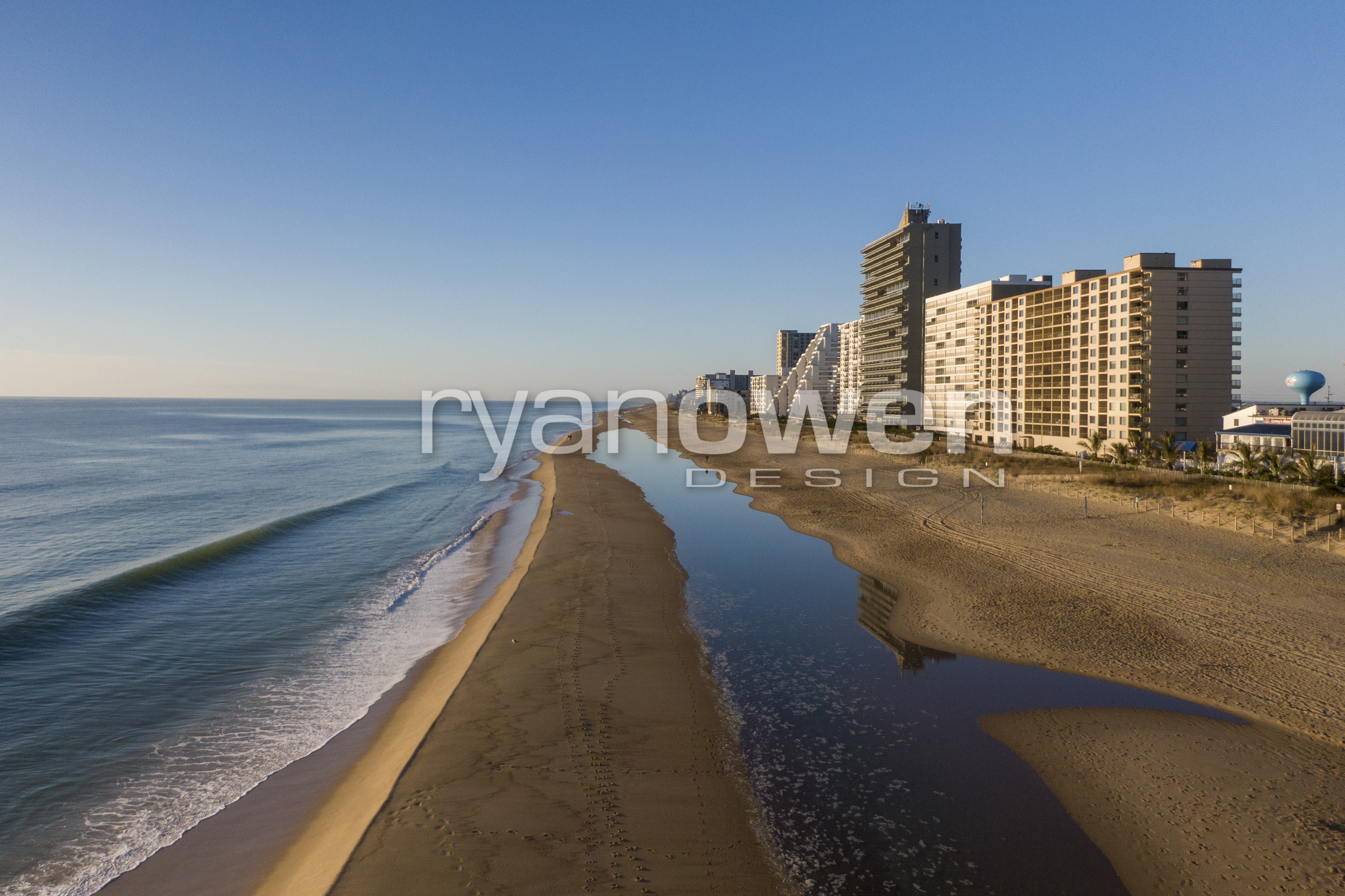 Ocean City condo row morning