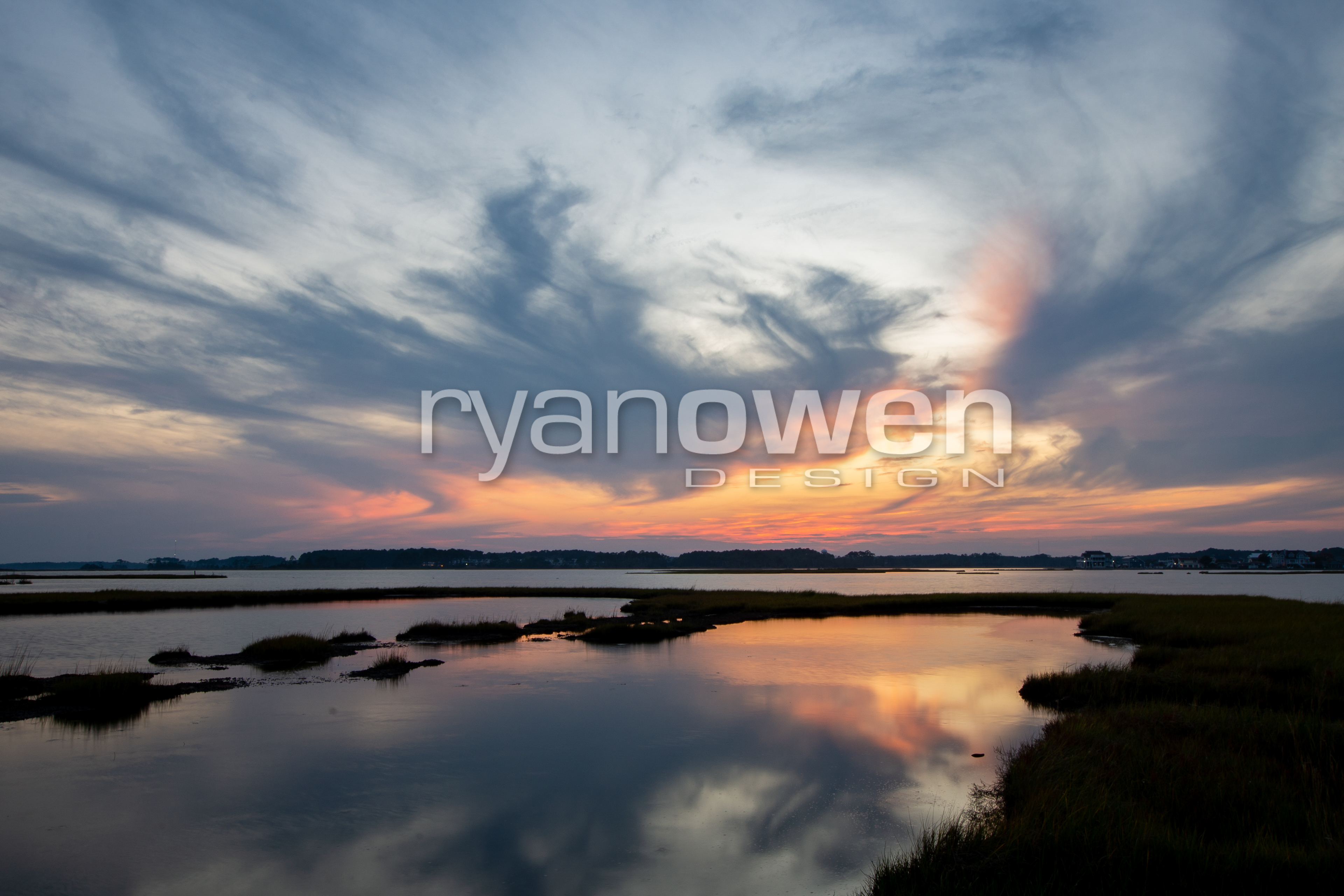Ocean City marsh sunset
